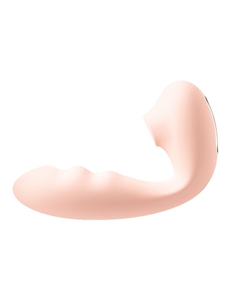 Вибратор с вакуумом и управлением со смартфона BeYourLover Tara X 2, 13,9 &times; 8 см