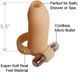 Насадка для пенісу Pipedream Real Feel Penis Enhancer з віброкулею, бежева