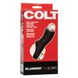 Насадка на член COLT Slammer с креплением на мошонке, черная, 10.7 х 5 см