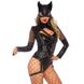Сексуальний костюм жінки кішки Leg Avenue, S, 2 предмети, чорний
