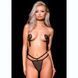 Трусики з люрексом OhMyG! Las Vegas Thong з подвійним поясом, чорні, O/S