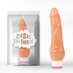 Вібратор Basic Luv Theory Beginner Rider-Pink Chisa 20,5 см, Бежевий