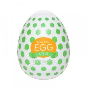 Мастурбатор хай-тек TENGA Egg Wonder Stud, белый
