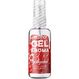 Їстівний гель-лубрикант EGZO Aroma Gel Strawberry зі смаком полуниці, 50 мл