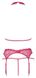 Комплект білизни мереживної Cottelli, рожевий, 3 предмети, розмір S/M