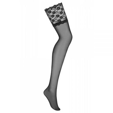Чулки Obsessive Letica stockings black S/M