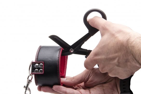 Ножницы для бондажа Bondage Safety Scissor черного цвета, 17.7 см