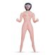 Надувная секс-кукла с тремя рабочими отверстиями, со съемным мастурбатором, бежевая, 155 см