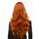 Парик длинный волнистый с челкой Fetish Hair рыжий, 60 см