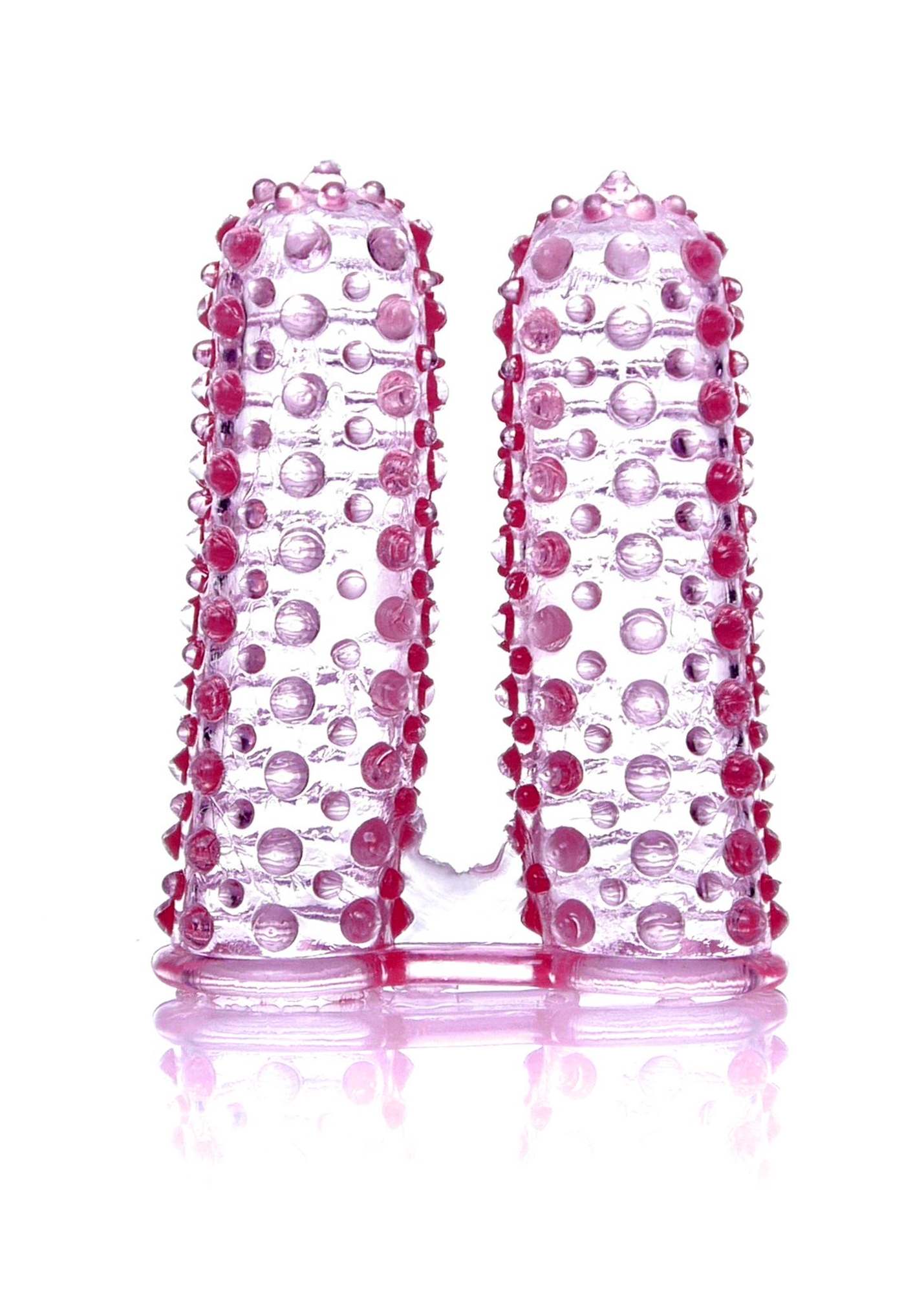 Насадка на палець подвійна Wonderful Fingers Pink