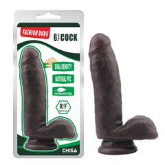 Фаллоимитатор коричневый Chisa Fashion Dude 6.7 Cock