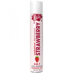 Лубрикант со вкусом клубники Wet Strawberry с согревающим эффектом, 30 мл