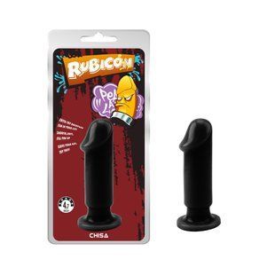 Анальный плаг Chisa Rubicon&nbsp;4,7 на присоске, черный