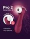 Вакуумний кліторальний стимулятор Satisfyer Pro 2 Generation 3 Satisfyer Liquid Air, бордовий