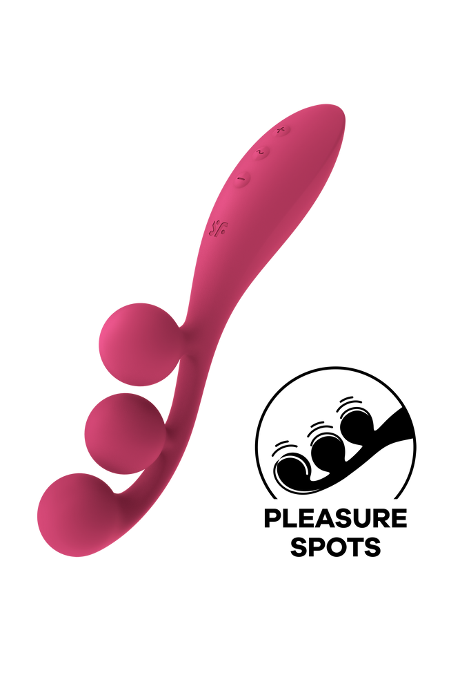 Мультивібратор Satisfyer Tri Ball 1 з трьома моторами, рожевий