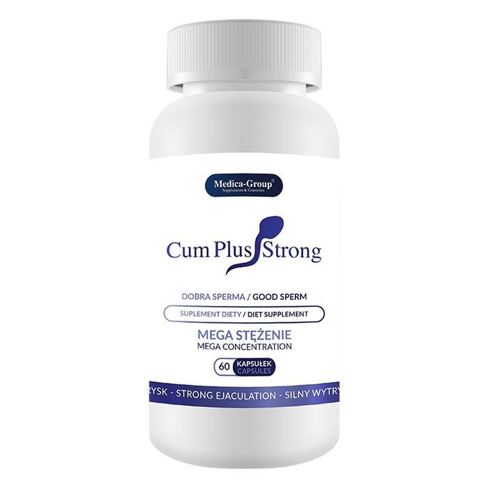 Таблетки Medica Group Cum Plus Strong для збільшення кількості та якості сперми, 60 капсул