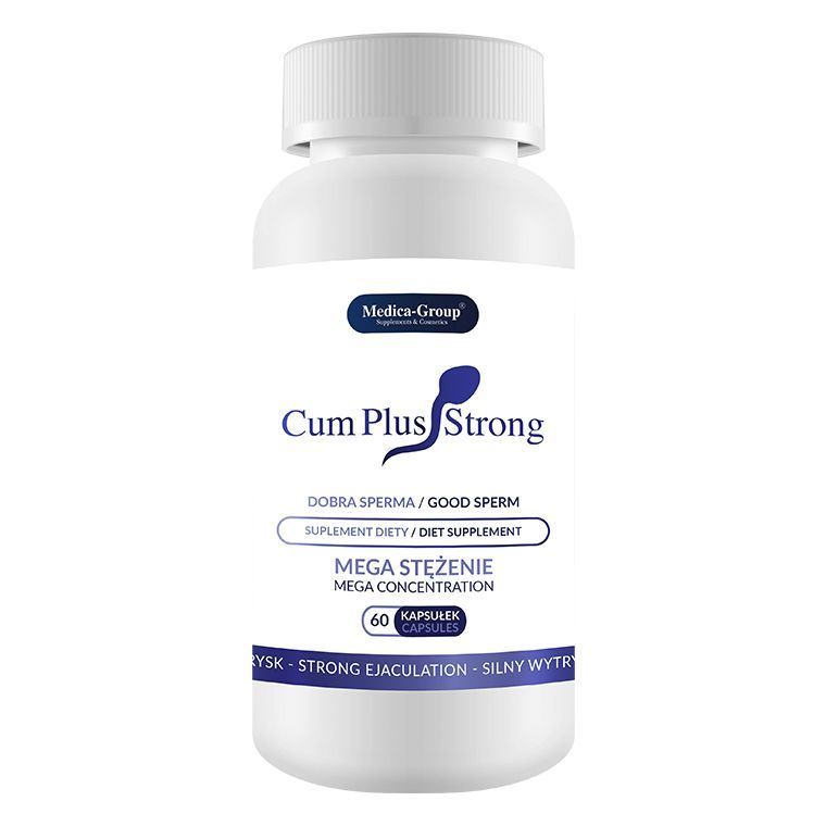 Таблетки Medica Group Cum Plus Strong для збільшення кількості та якості сперми, 60 капсул