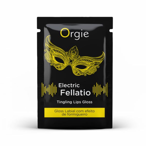 ПРОБНИК/Блиск для губ з вібрацією Orgie Electric Fellatio, 2 мл