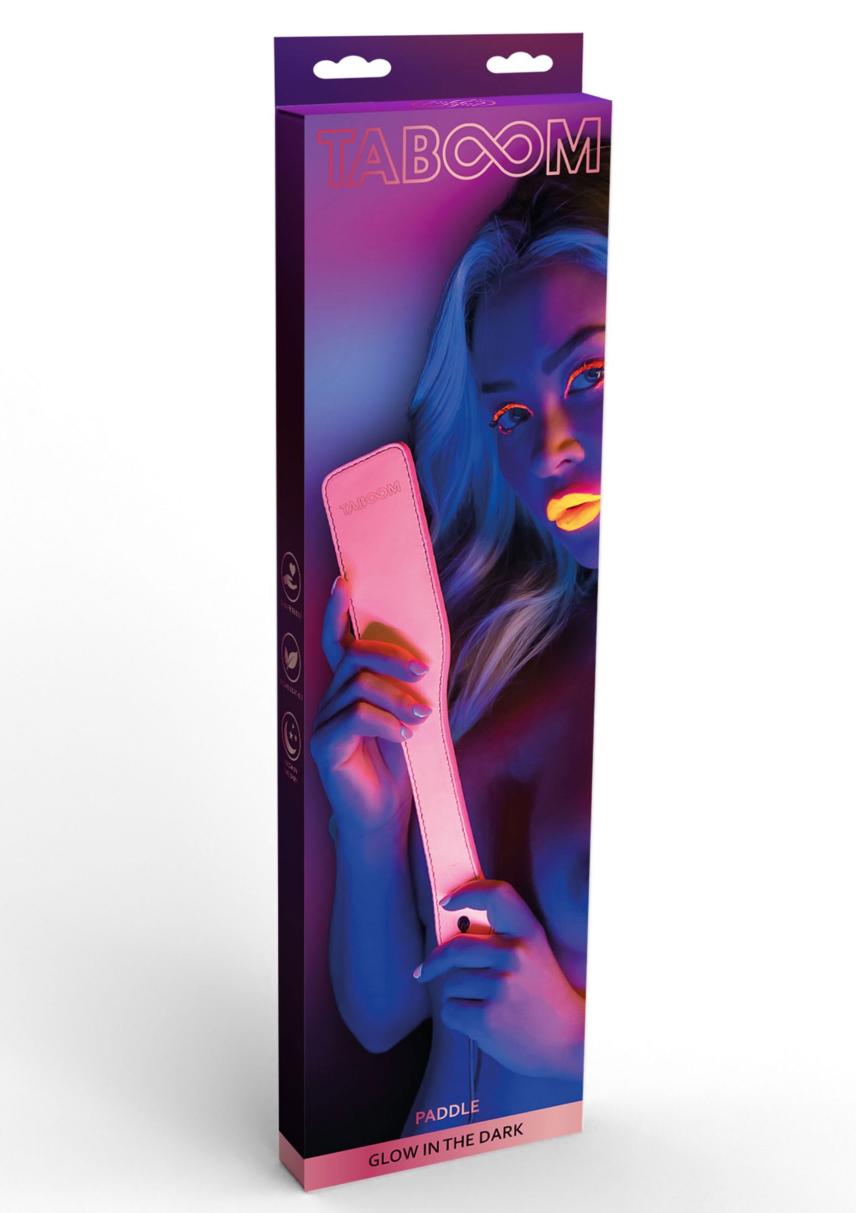 Паддл Taboom Glow In the Dark, світиться в темряві, рожевий, 32 см