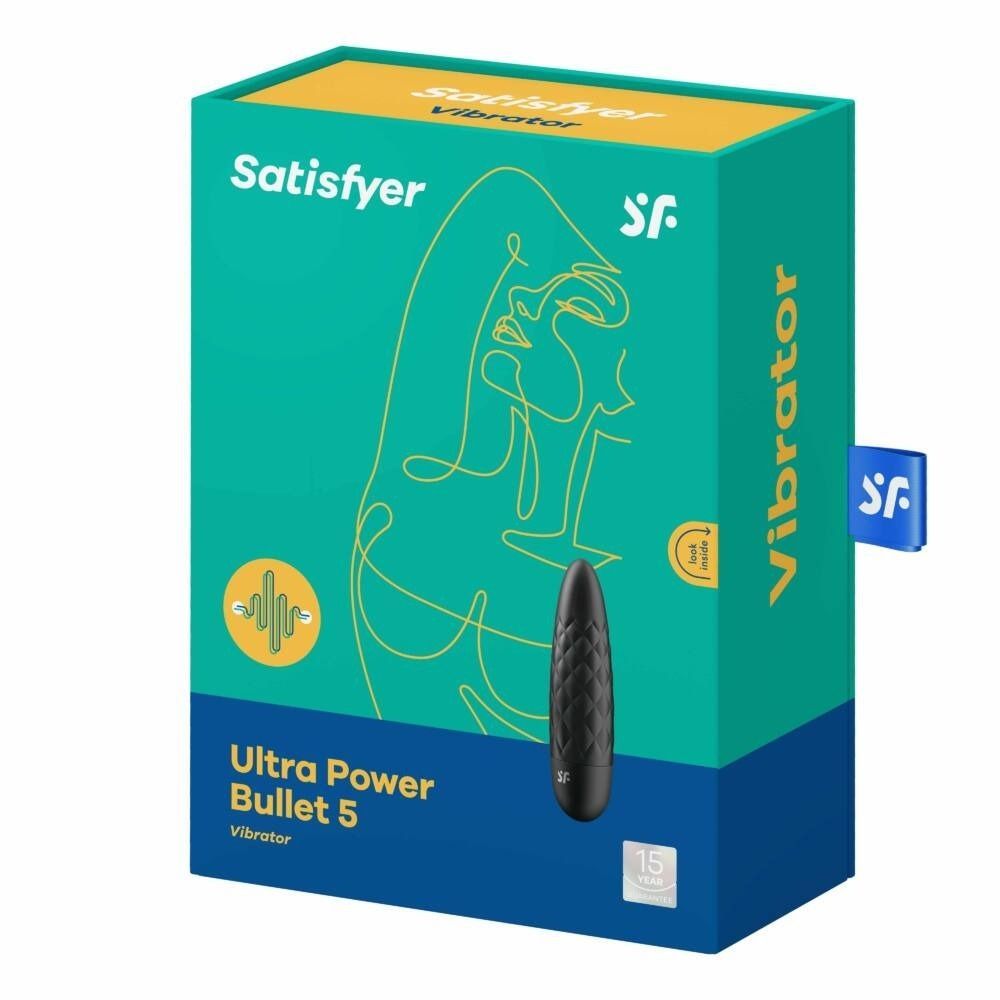 Віброкуля з глибокою вібрацією Satisfyer Ultra Power Bullet 5, чорний