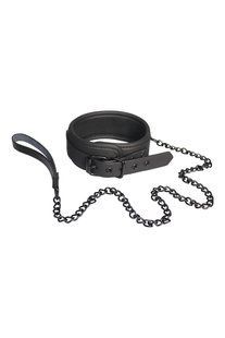 Нашийник з повідцем BLAZE COLLAR AND CHAIN BLACK