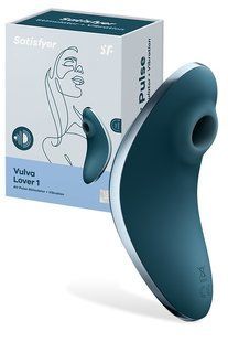 Вакуумный клиторальный стимулятор Satisfyer Vulva Lover 1 с вибрацией, синий