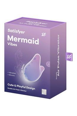 Стимулятор с воздушным импульсом + вибрация Satisfyer Mermaid Vibes сиренево-розовый