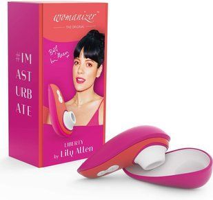 Бесконтактный стимулятор клитора Womanizer Liberty by Lily Allen Rebellious Pink
