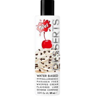 Съедобный Лубрикант&nbsp;WET Whipped&nbsp;Cream&nbsp;( со вкусом сливок) 89 мл