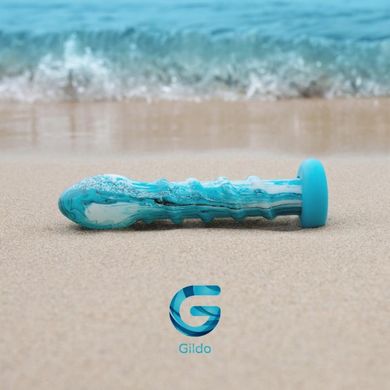 Анальная пробка Gildo - Ocean Wave Glass Dildo
