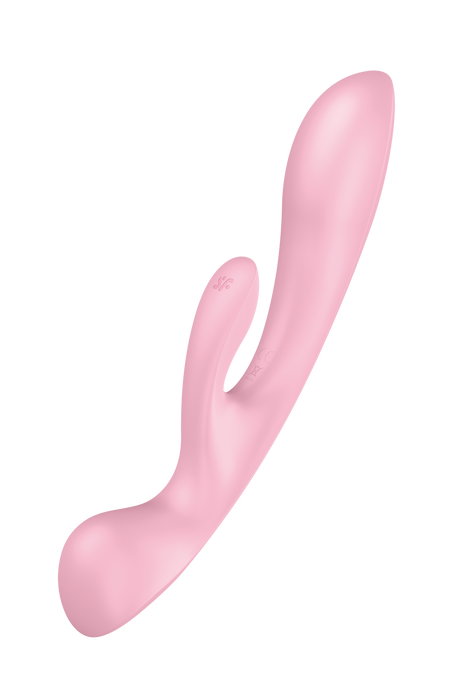 Двойной вибратор кролик Satisfyer Triple Oh розовый