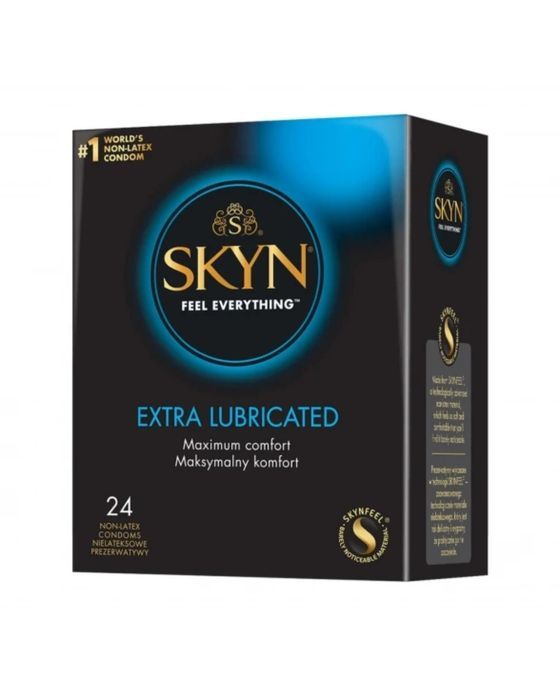 Презервативы Skyn Extra Lube, с дополнительной смазкой, 24 шт
