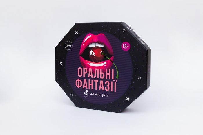 Интимная игра для двоих &laquo;Оральные фантазии&raquo; с заданиями и аксессуарами, 18+, украинский язык