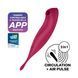 Вибратор с волновой стимуляцией Satisfyer Twirling Pro+ с приложением, красный