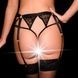 Трусики з поясом для панчіх OhMyG Paris Garter Belt Panty, чорні, M/L