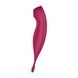 Вібратор із хвильовою стимуляцією Satisfyer Twirling Pro+ з додатком, червоний