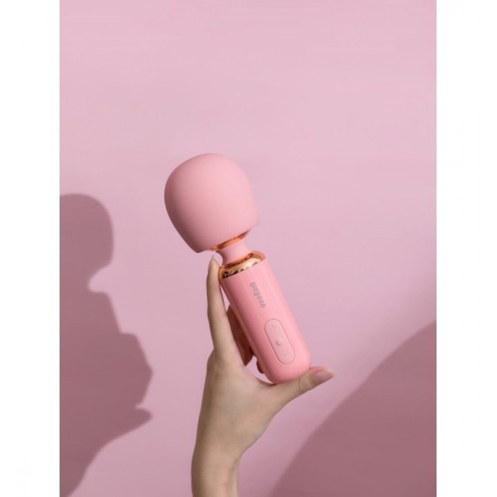 Вібратор-мікрофон Qingnan 5 Powerful Mini Wand Massager, рожевий