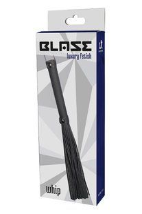 Флоггер с петлей Dream toys BLAZE Luxury Fetish черный