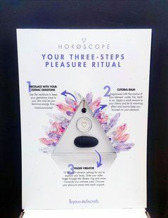 Рекламный баннер Bijoux indiscrets DISCONTINUED Ritual Horoscope 50x70 PVС