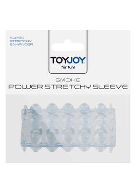 Насадка на пеніс Toy Joy, рельєфна, блакитна, 6.5 х 2 см