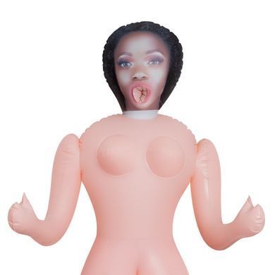 Секс-лялька з 3 отворами Crushious ALICIA The Inflatable Nurse, бежева, 155 см