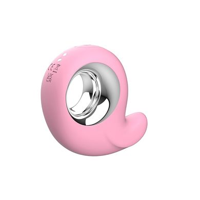 Вибратор для клитора с колебаниями язычка Comma Chisa, силиконовый, розовый