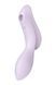 Подвійний вібратор з вакуумною стимуляцією Satisfyer Curvy Trinity 2 бузковий