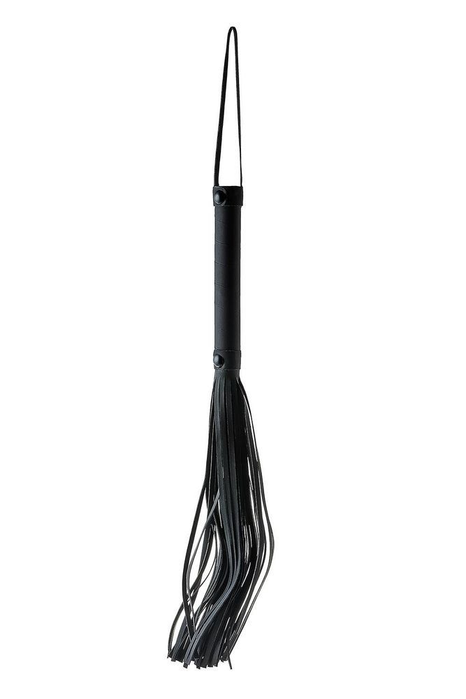 Флоггер с петлей Dream toys BLAZE Luxury Fetish черный