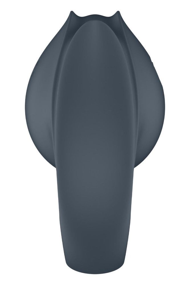Вібратор для пар Satisfyer Perfect Pair 2 з кільцем для пальців, сірий