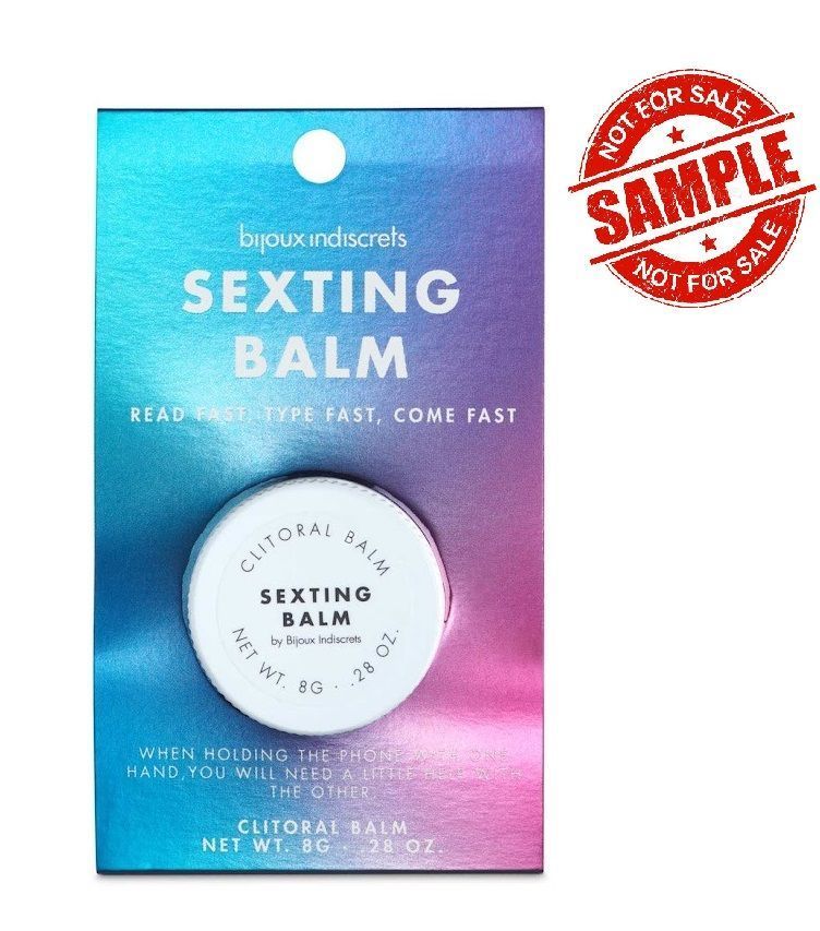 Тестер/Бальзам для клитора SEXTING BALM аромат имбиря Bijoux(при покупке 10 ед., 1 тестер за 1 грн)