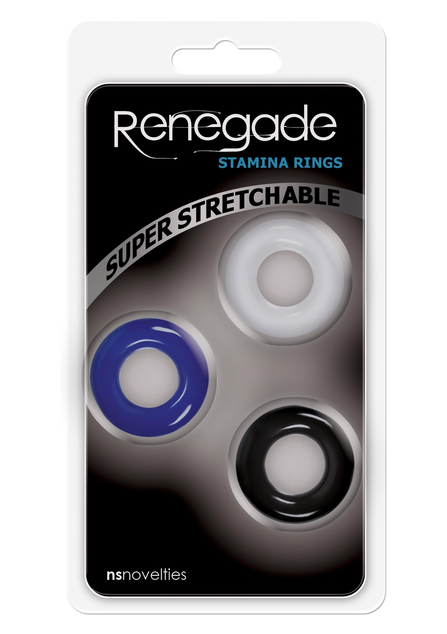Набір ерекційних кілець NS Novelties Renegade Intensity, різнокольорові, 3 шт.