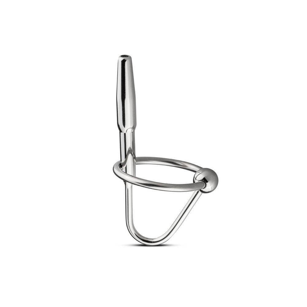 Уретральний стимулятор із кільцем Sinner Sperm Stopper металевий