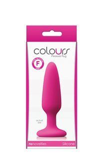 Анальний корок силікон NS Novelties COLOURS PLEASURES SMALL PLUG PINK