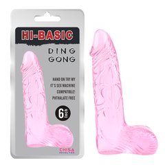 Фалоимитатор Chisa - Hi Basic Ding Dong 6"-Pink